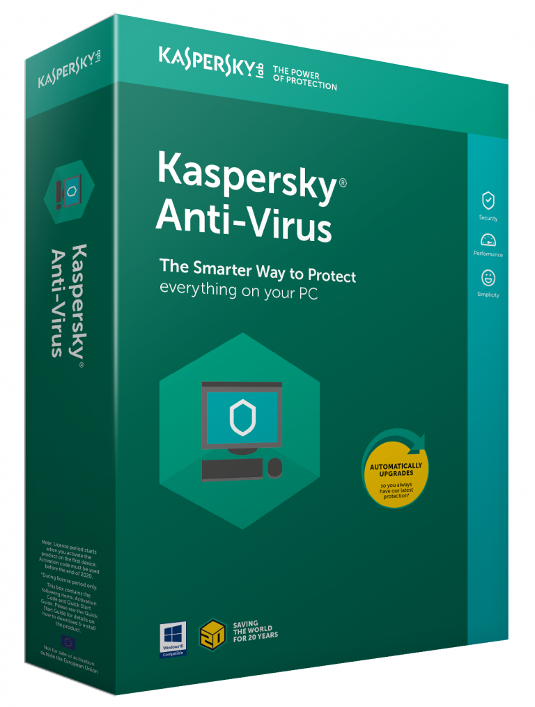 Kaspersky AntiVirus 2021 1 år 1 dator PcMac.se • PCMAC